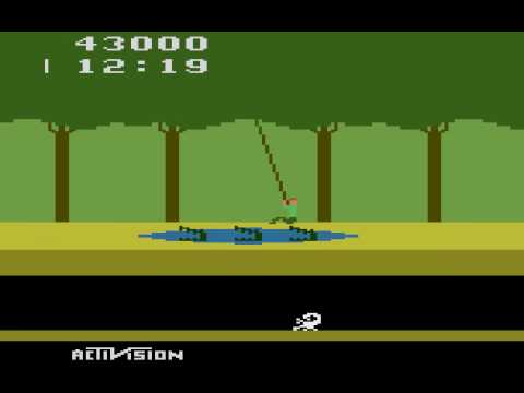 Screen de Pitfall! sur Atari 2600