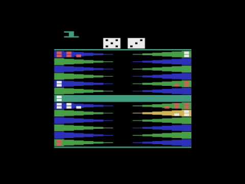 Screen de Backgammon sur Atari 2600