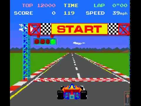 Screen de Pole Position sur Atari 2600