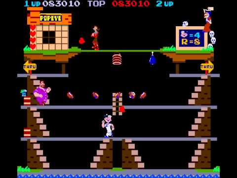 Screen de Popeye sur Atari 2600