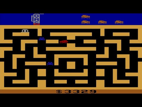 Screen de Bank Heist sur Atari 2600