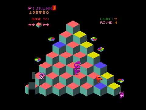 Screen de Q*bert sur Atari 2600