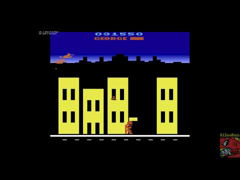 Screen de Rampage sur Atari 2600