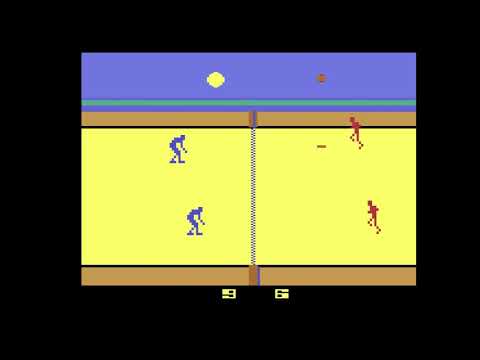 Screen de RealSports Volleyball sur Atari 2600