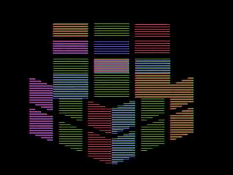 Aperçu du jeu Rubik's Cube sur Atari 2600
