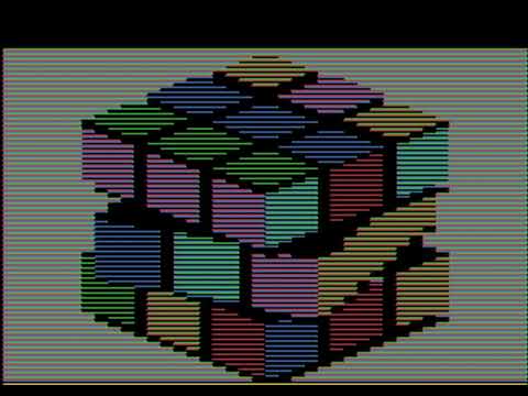 Illustration vidéo de Rubik's Cube sur Atari 2600