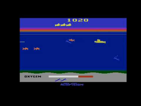 Screen de Seaquest sur Atari 2600