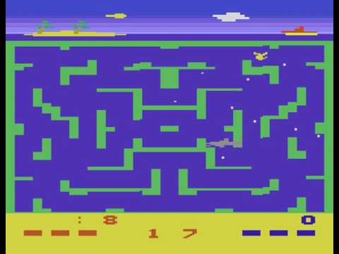 Screen de Shark Attack sur Atari 2600