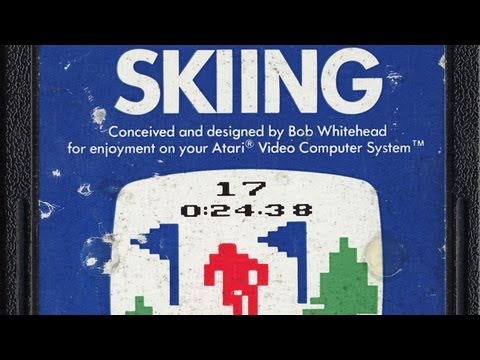 Screen de Skiing sur Atari 2600