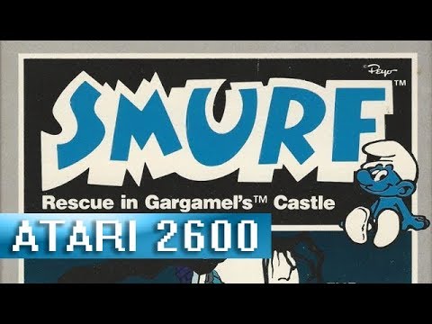 Scène de jeu de Smurf: Rescue in Gargamel's Castle sur Atari 2600