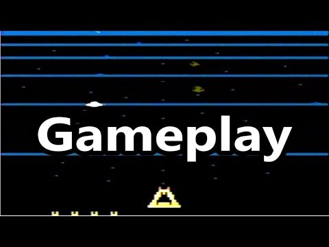 Screen de Beamrider sur Atari 2600