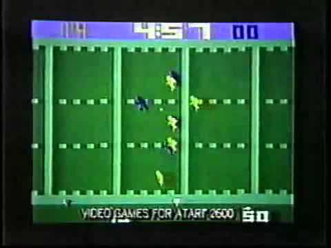 Scène de jeu de Super Challenge Football sur Atari 2600