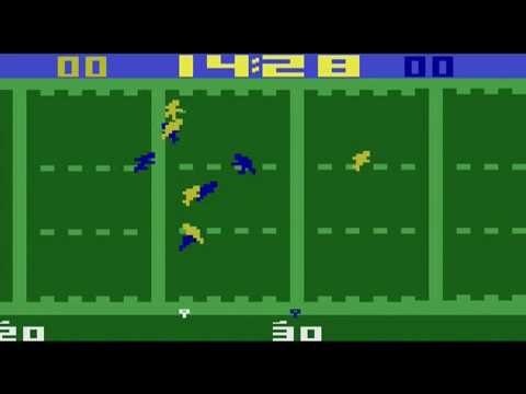 Illustration vidéo de Super Challenge Football sur Atari 2600