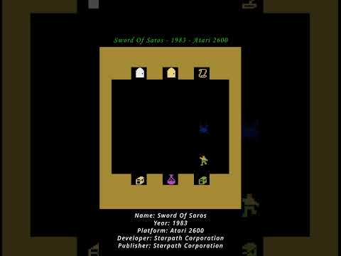 Illustration vidéo de Sword of Saros sur Atari 2600