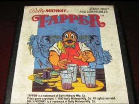 Illustration vidéo de Tapper sur Atari 2600
