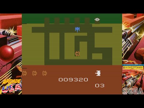 Scène de jeu de Thunderground sur Atari 2600