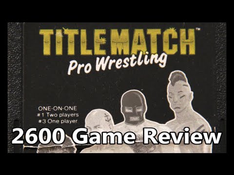 Screen de Title Match Pro Wrestling sur Atari 2600