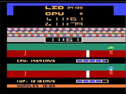 Track & Field sur Atari 2600