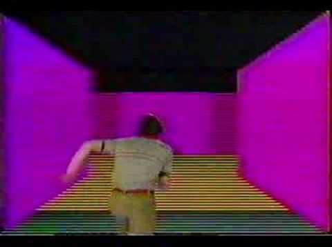 Scène de jeu de Tunnel Runner sur Atari 2600