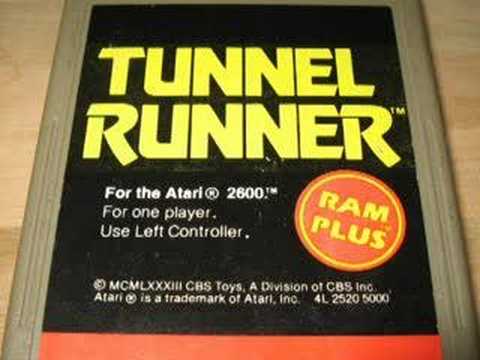 Illustration vidéo de Tunnel Runner sur Atari 2600