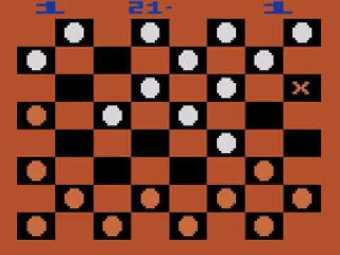 Video Checkers sur Atari 2600