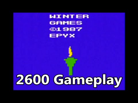 Screen de Winter Games sur Atari 2600