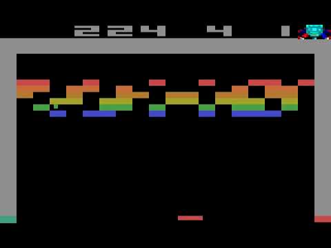 Screen de Breakout sur Atari 2600