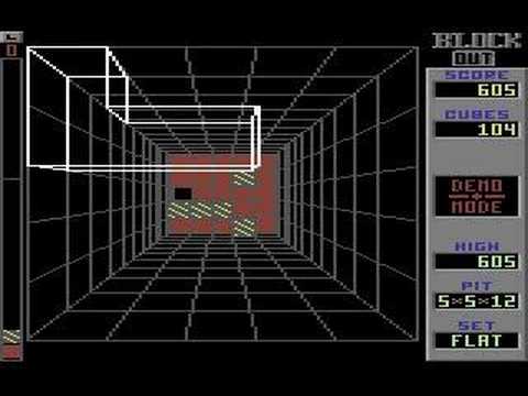 Screen de Blockout sur Commodore 64