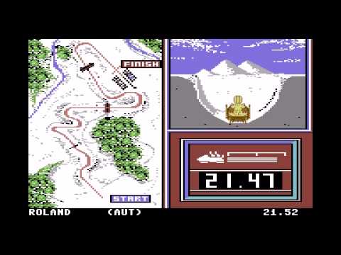 Aperçu du jeu Bobsleigh sur Commodore 64
