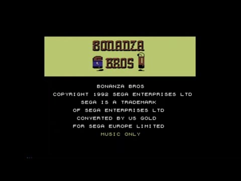 Bonanza Bros. sur Commodore 64