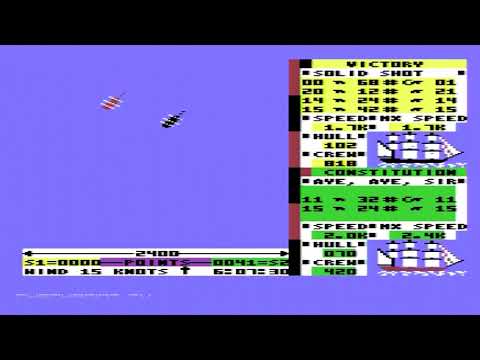 Screen de Broadsides sur Commodore 64
