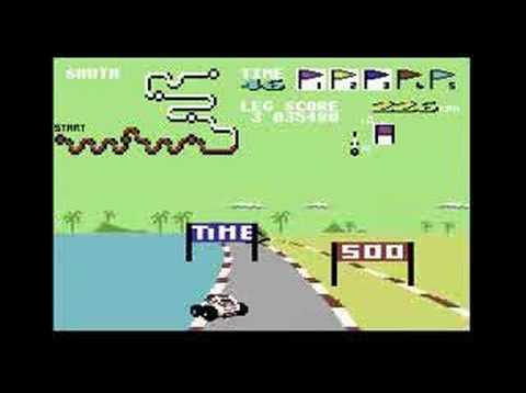Screen de Buggy Boy sur Commodore 64