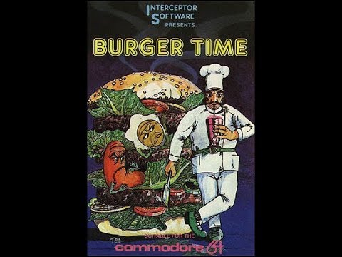 Screen de Burgertime sur Commodore 64