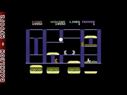 Burgertime sur Commodore 64