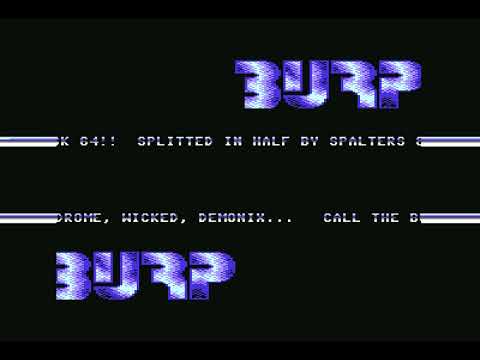 Screen de Burp Construction Kit sur Commodore 64