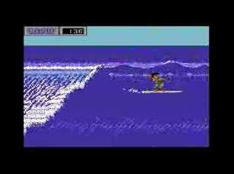 Screen de California Games sur Commodore 64