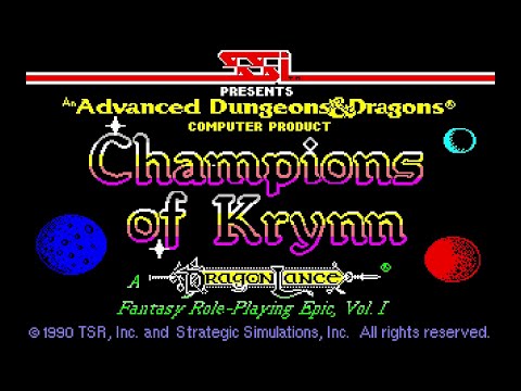 Photo de Champions of Krynn sur Commodore 64