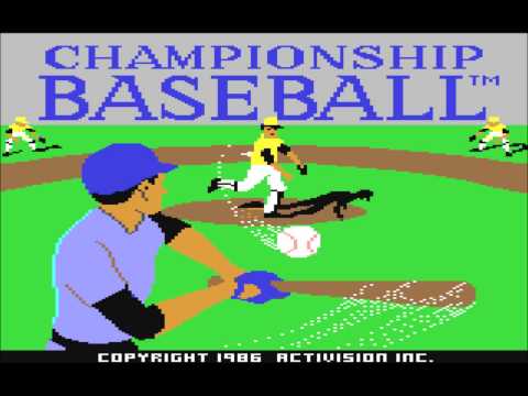 Championship Baseball sur Commodore 64