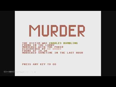 Aperçu du jeu Cluedo sur Commodore 64