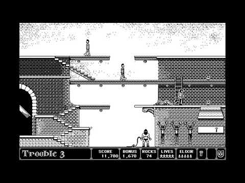 Screen de Dark Castle sur Commodore 64