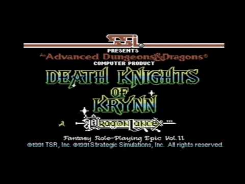 Aperçu du jeu Death Knights of Krynn sur Commodore 64