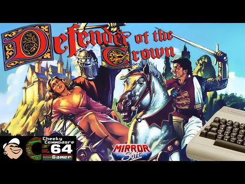 Scène de jeu de Defender of the Crown sur Commodore 64