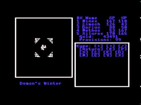 Aperçu du jeu Demon's Winter sur Commodore 64