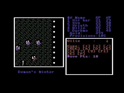 Capture de Demon's Winter sur Commodore 64