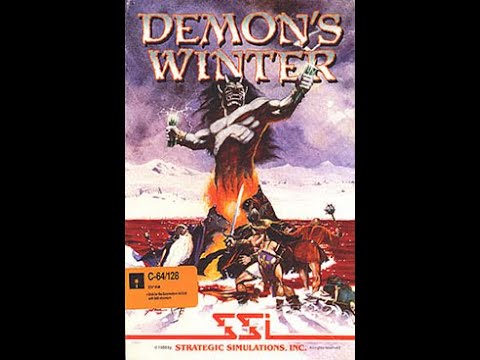 Illustration vidéo de Demon's Winter sur Commodore 64