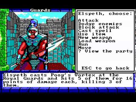 Screen de Dragon Wars sur Commodore 64