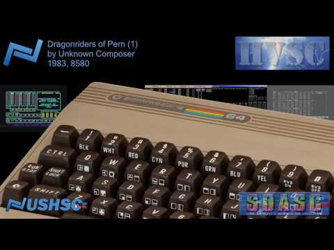 Illustration vidéo de Dragonriders of Pern sur Commodore 64