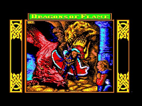 Screen de Dragons of Flame sur Commodore 64