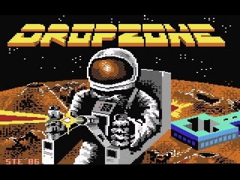 Screen de Dropzone sur Commodore 64