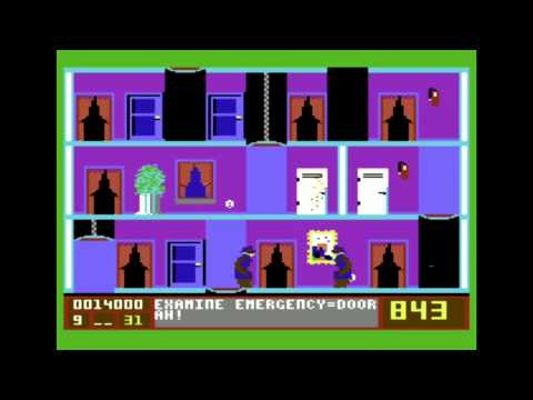 Aperçu du jeu Elevator Action sur Commodore 64